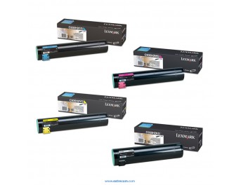 Lexmark C935 pack 4 colores original