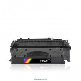 HP 80X negro compatible