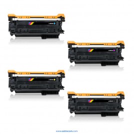 HP 654A pack 4 colores compatible