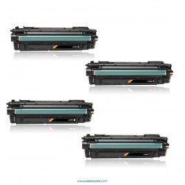 HP 655A pack 4 colores compatible