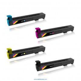 pack 4 tóner compatible para hp 827a