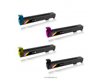 pack 4 tóner compatible para hp 827a