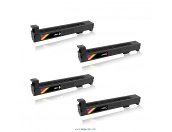 pack 4 tóner compatible para hp 826a