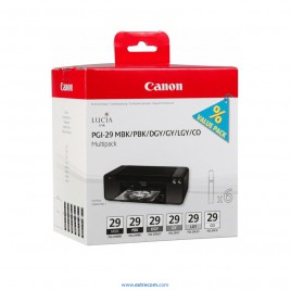 Canon PGI-29 pack 6 colores original