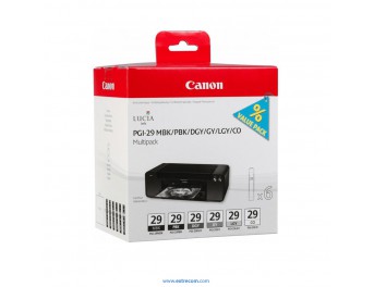 Canon PGI-29 pack 6 colores original