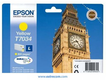 Epson T7034  amarillo original