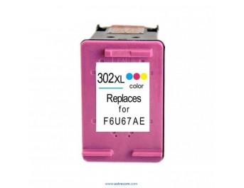 cartucho 302xl color compatible para hp