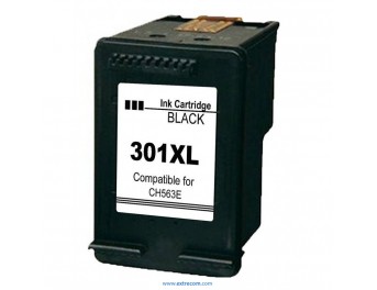 cartucho 301xl negro compatible para hp