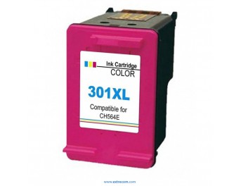 cartucho 301xl color compatible para hp