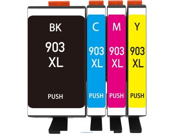 Pack de cartuchos de tinta compatible con HP 903 XL