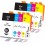 Pack de 8 cartuchos de tinta compatible con HP 934 XL