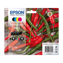 Epson 503 pack 4 colores original