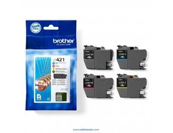 Brother LC421  pack 4 colores original