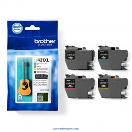 Brother LC421  XL pack 4 colores original