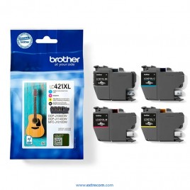 Brother LC421 XL pack 4 colores original