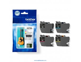 Brother LC421 XL pack 4 colores original