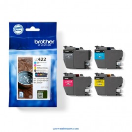 Brother LC422 pack 4 colores original