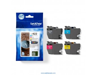 Brother LC422 pack 4 colores original