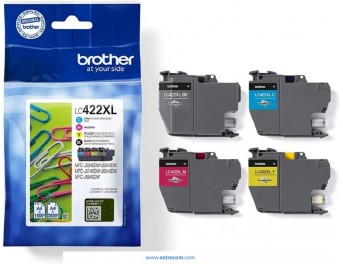 Brother LC422 XL pack 4 colores original