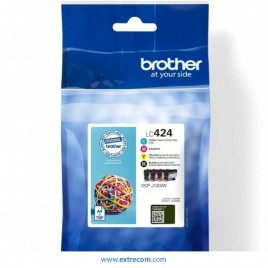 Brother LC424 pack 4 colores original