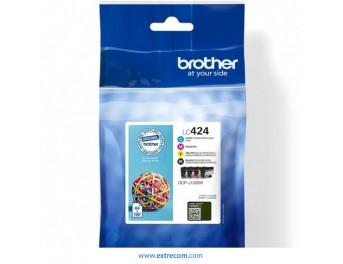 Brother LC424 pack 4 colores original
