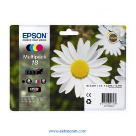 Epson 18 pack 4 colores original