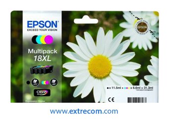 Epson 18 XL pack 4 colores original