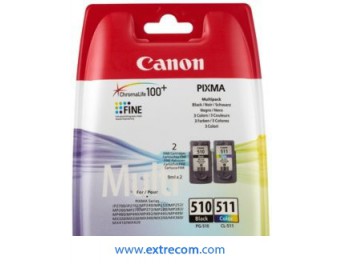 Canon PG-510BK/CL-511 pack 2 cartuchos original