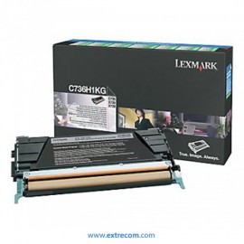 lexmark c736 toner negro