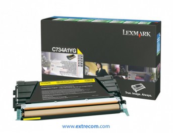 Lexmark C734 Toner amarillo