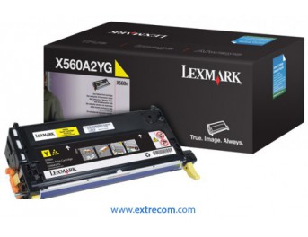 lexmark 560a toner amarillo